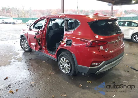 2020 Hyundai Santa Fe Sel from USA, damaged, VIN 5NMS3CAD5LH156848